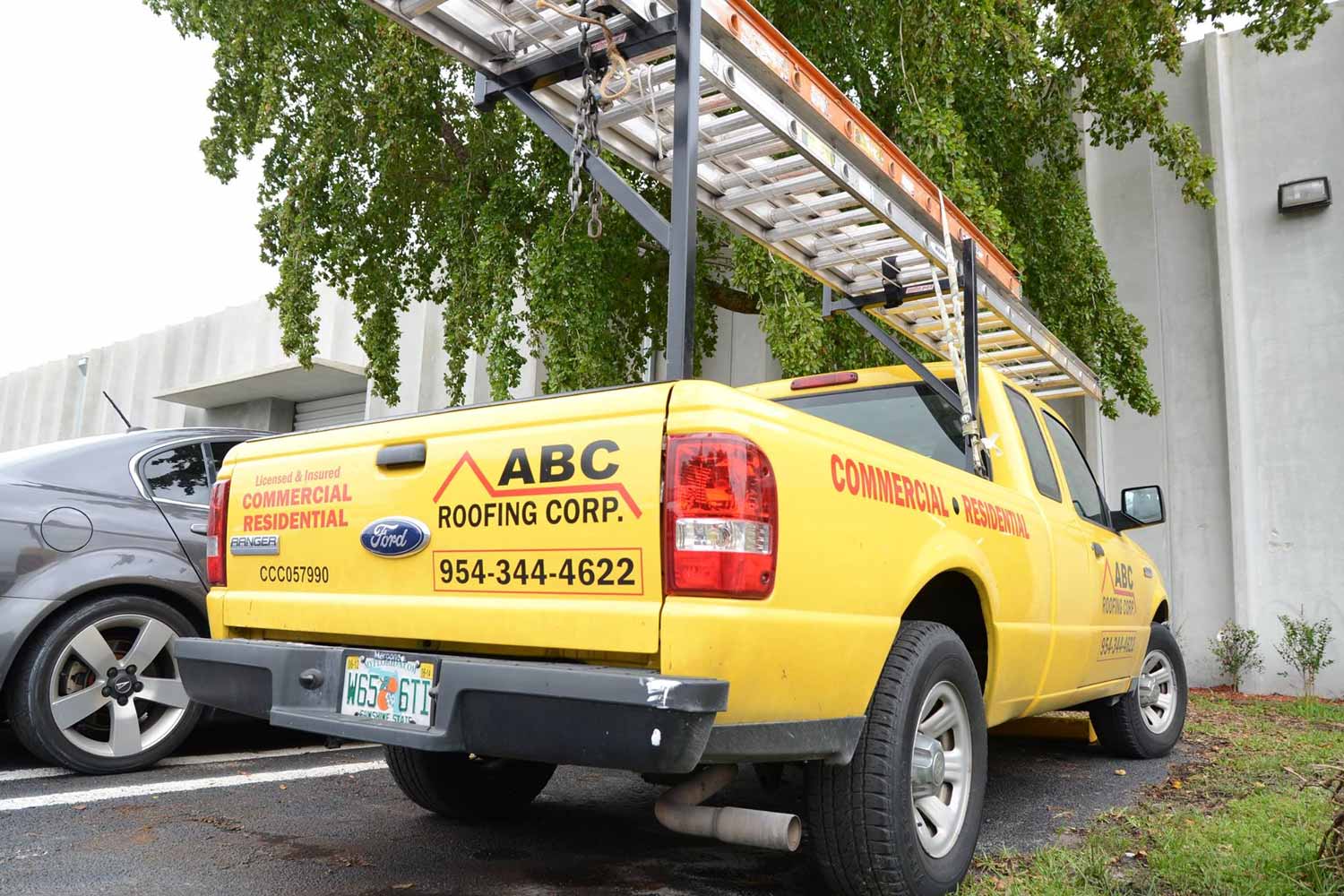 ABC Roofing commercial installation, Broward County