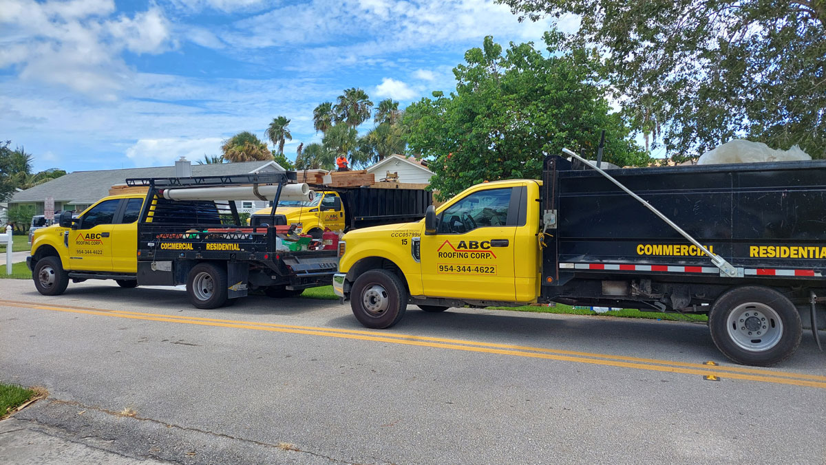 Recent ABC Roofing installation, residential tile roof